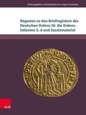 cover image of Regesten zu den Briefregistern des Deutschen Ordens III